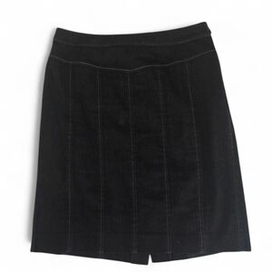 Ann Taylor LOFT‎ Black Pencil Skirt Side Zipper Size 0